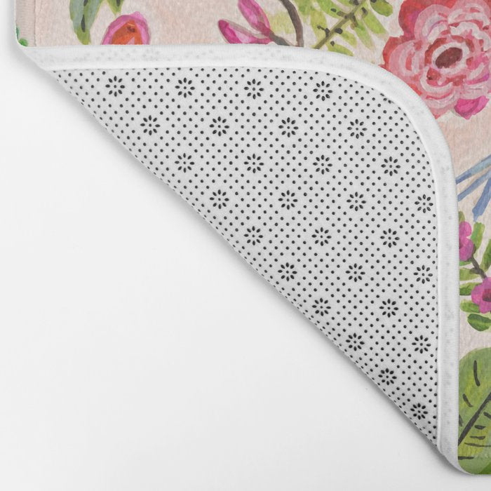 Pink Garden Dream Bath Mat Gallery Image 2