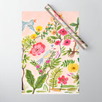 Pink Garden Dream Wrapping Paper Gallery Image 1