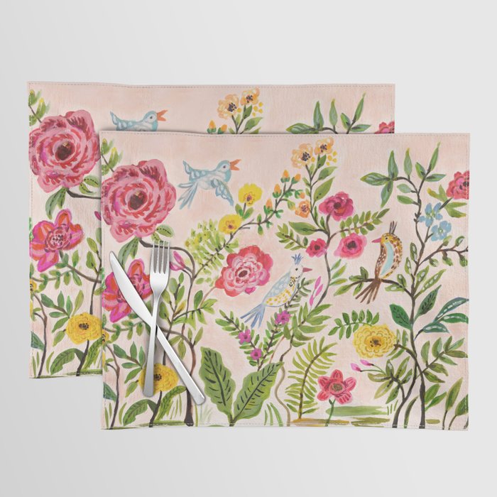 Pink Garden Dream Placemat Gallery Image 1