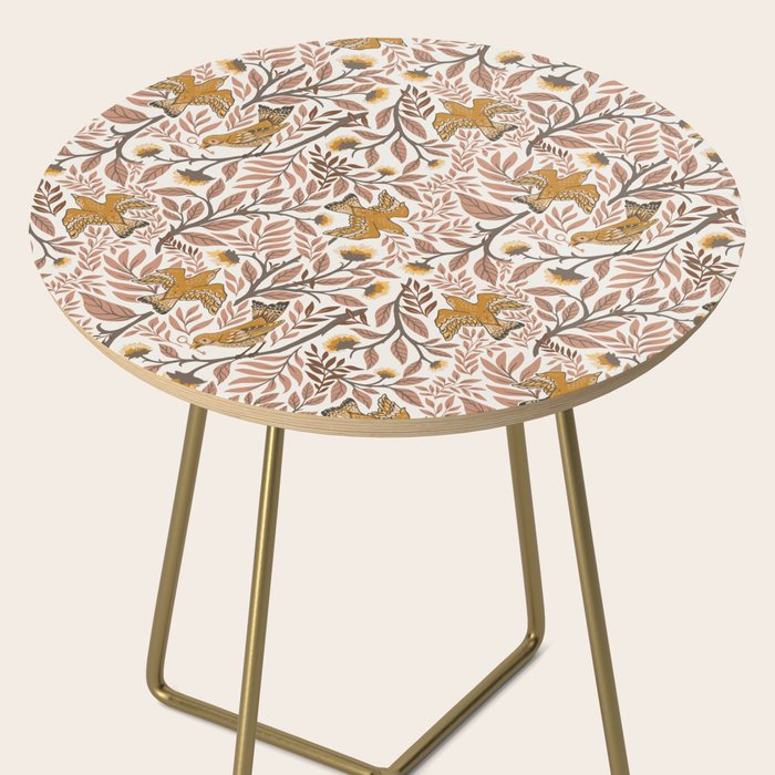 Secret Garden Birds - Neutral  Side Table Gallery Image 2