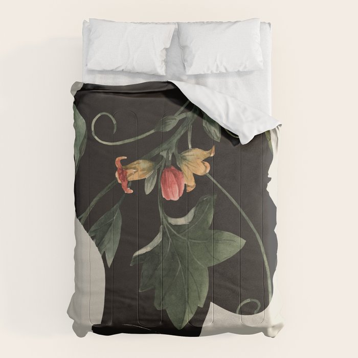 Floral Portrait 28 Comforter Gallery Image 6