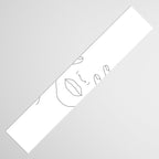 Minimal Line Art Woman with Hands on Face Table Runner Gallery Image 3