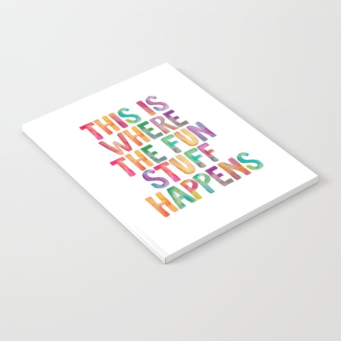 This is Where The Fun Stuff Happens Notebook Gallery Image 2