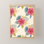 Tropical Floral Mini Art Print Gallery Image 1
