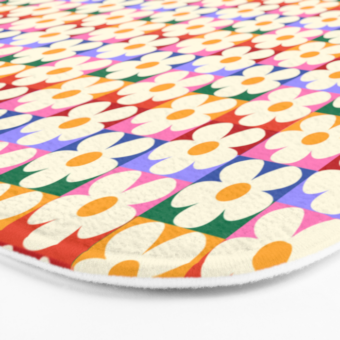 Mod Daisies  Bath Mat Gallery Image 3