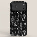 Wildflowers and vases in dark background iPhone Case Gallery Image 8