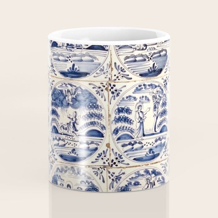 Dutch Delft Blue Tiles Coffee Mug Gallery Image 4