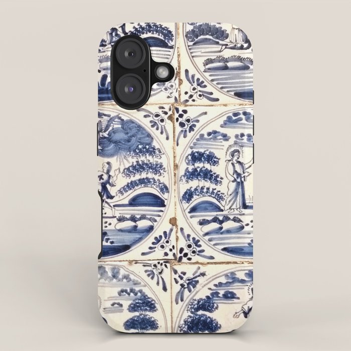 Dutch Delft Blue Tiles iPhone Case Gallery Image 1