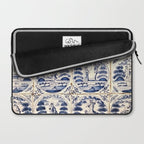 Dutch Delft Blue Tiles Laptop Sleeve Gallery Image 2