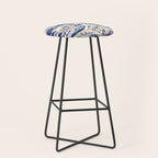 Dutch Delft Blue Tiles Stool Gallery Image 1