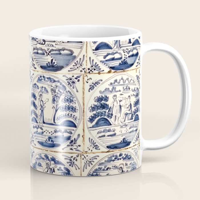 Dutch Delft Blue Tiles Coffee Mug