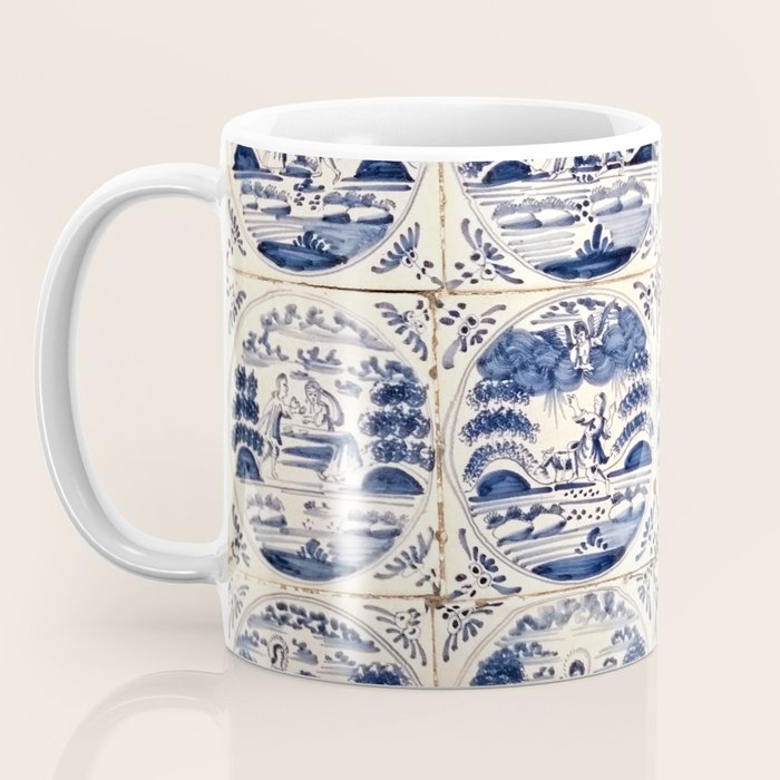 Dutch Delft Blue Tiles Coffee Mug Gallery Image 3