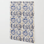 Dutch Delft Blue Tiles Wallpaper Gallery Image 2