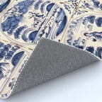 Dutch Delft Blue Tiles Rug Gallery Image 4