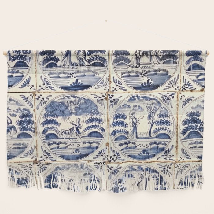 Dutch Delft Blue Tiles Wall Hanging Gallery Image 1