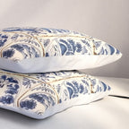 Dutch Delft Blue Tiles Pillow Sham Gallery Image 3