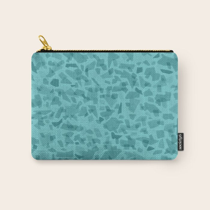 Turquoise Terrazzo Tile Carry All Pouch Gallery Image 1