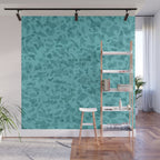 Turquoise Terrazzo Tile Wall Mural Gallery Image 1