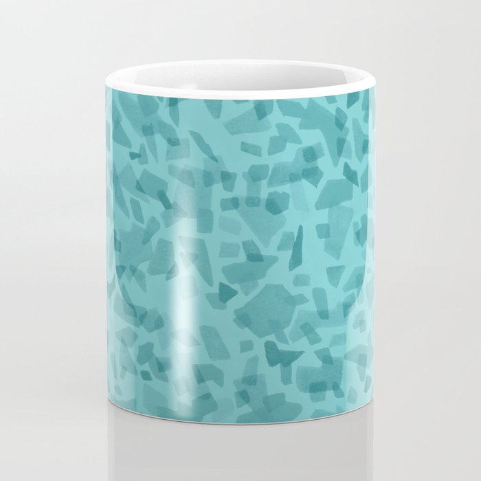 Turquoise Terrazzo Tile Coffee Mug Gallery Image 4