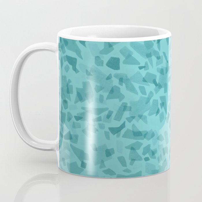 Turquoise Terrazzo Tile Coffee Mug Gallery Image 3