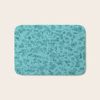 Turquoise Terrazzo Tile Bath Mat Gallery Image 1