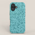 Turquoise Terrazzo Tile iPhone Case Gallery Image 1