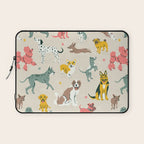 Silly Dog Friends Laptop Sleeve Gallery Image 1