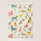 Silly Dog Friends Stationery Card Gallery Image 2