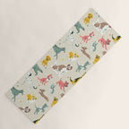 Silly Dog Friends Yoga Mat Gallery Image 1