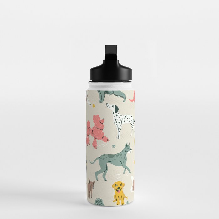 Silly Dog Friends Water Bottle Gallery Image 3
