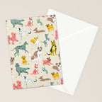 Silly Dog Friends Stationery Card Gallery Image 2