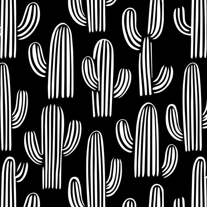 Cactus plant doodle art pattern Coffee Mug Gallery Image 2