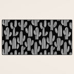 Cactus plant doodle art pattern Desk Mat Gallery Image 3