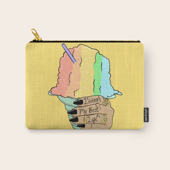 LIVING MY BEST LIFE Carry All Pouch Gallery Image 1