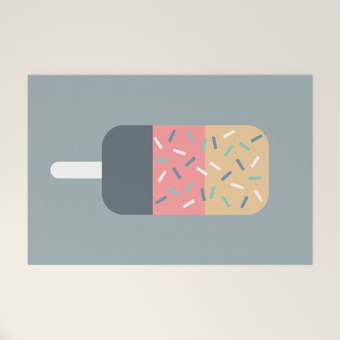 Popsicle (Blue) Welcome Mat Gallery Image 1