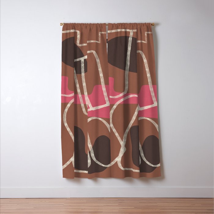 Organic Minimalist Layers 3 Window Curtain Gallery Image 3