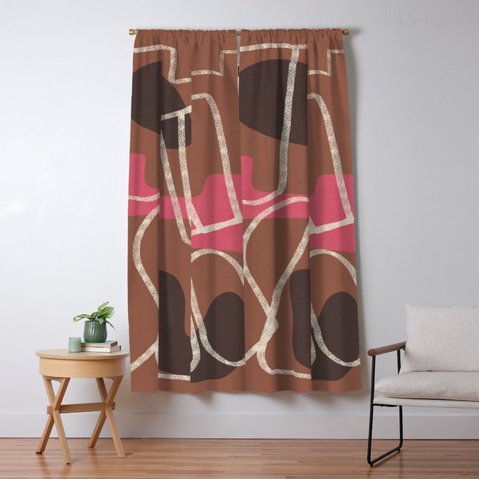 Organic Minimalist Layers 3 Window Curtain Gallery Image 1