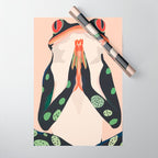 Yoga Frog Wrapping Paper Gallery Image 1