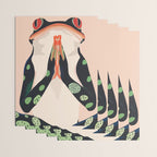 Yoga Frog Wrapping Paper Gallery Image 3