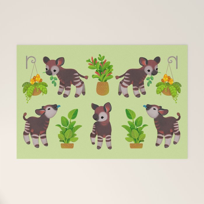 Okapi Welcome Mat Gallery Image 1