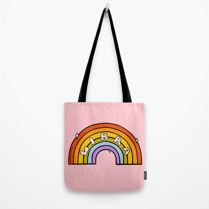 Libra Rainbow Tote Bag Gallery Image 2