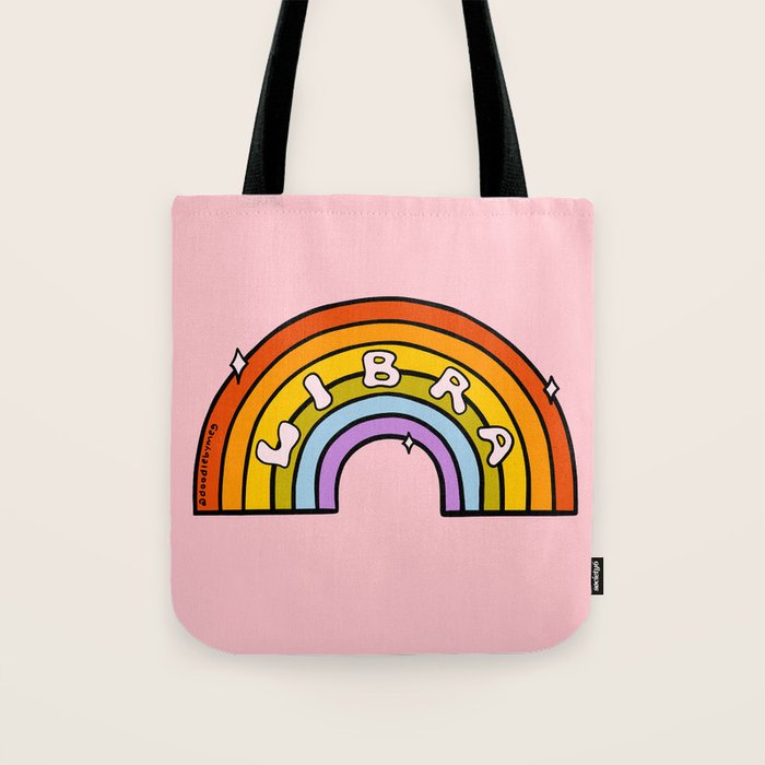 Libra Rainbow Tote Bag Gallery Image 1