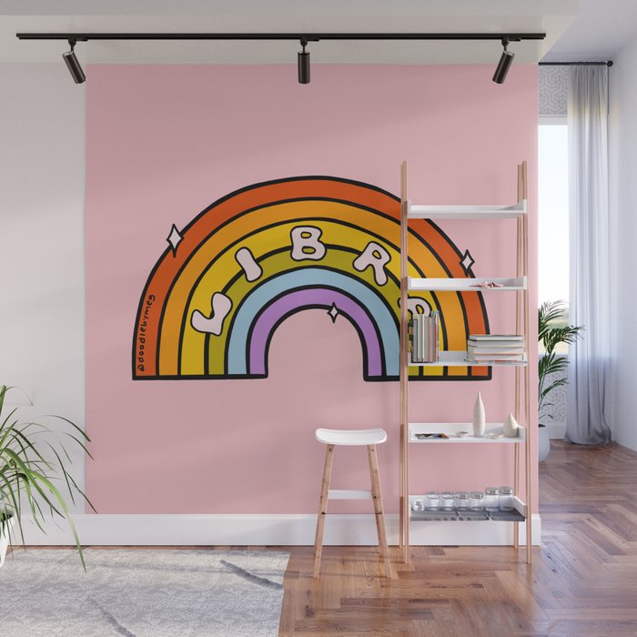 Libra Rainbow Wall Mural Gallery Image 1