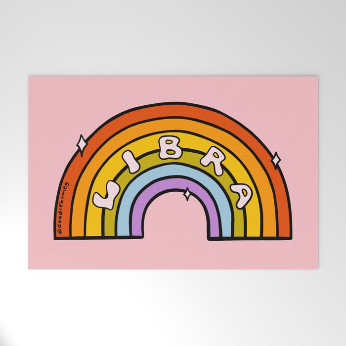Libra Rainbow Welcome Mat Gallery Image 1