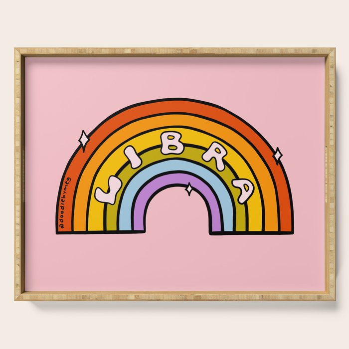 Libra Rainbow Serving Tray Gallery Image 1