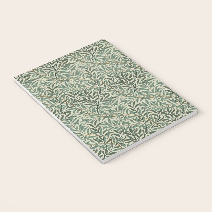 William Morris Willow Bough Cream Green Notebook Gallery Image 3