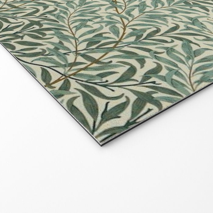 William Morris Willow Bough Cream Green Welcome Mat Gallery Image 2