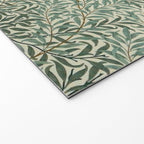 William Morris Willow Bough Cream Green Welcome Mat Gallery Image 2
