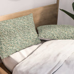 William Morris Willow Bough Cream Green Pillow Sham Gallery Image 2