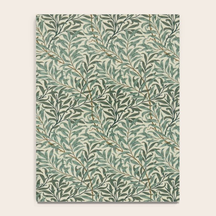 William Morris Willow Bough Cream Green Notebook Gallery Image 4